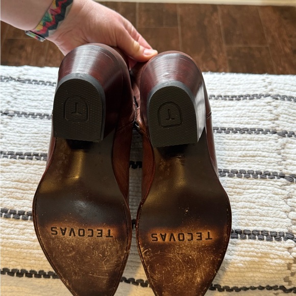 Tecovas Women's Brown Ankle Boots - Picture 7 of 7